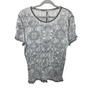 Free People Tourist Shirt Blue Size L